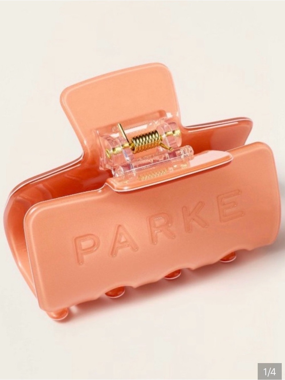 PARKE X Target Claw Clip - Peach & Floral